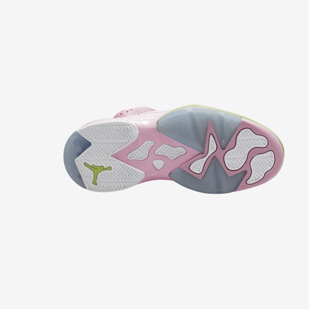 Jordan 6-17-23 - DM1159-613 - Pink / White / Green - Youth Size 7Y